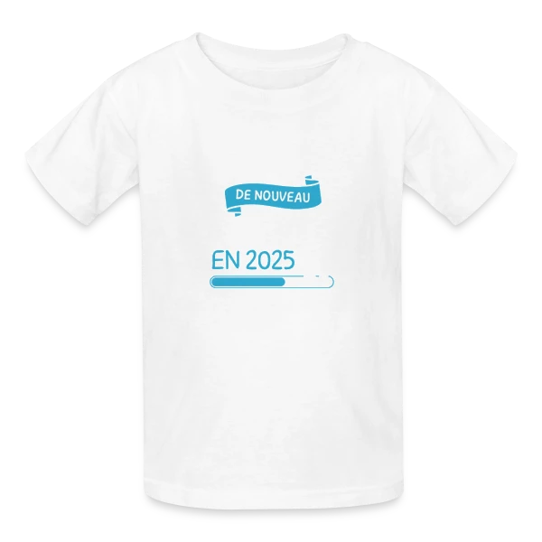 'De Nouveau Grand-Papa en 2025' ? Annonce Grossesse Humoristique sur T-shirts Russell Enfant