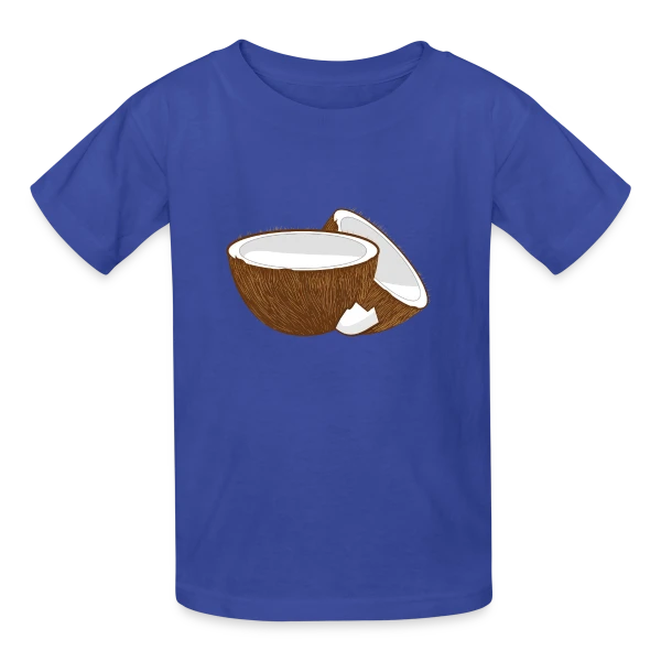 Moitiés de Noix de Coco - Évasion Tropicale sur T-shirts Russell Enfant