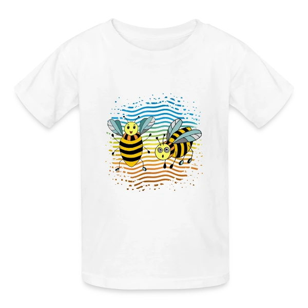 Le Royaume Fascinant des Insectes et Petites Bêtes sur T-shirts Russell Enfant