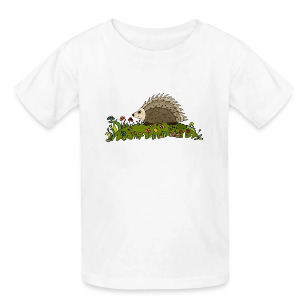 L'Hérisson Adorable sur T-shirts Russell Enfant