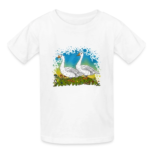Code Mystère 4619 sur T-shirts Russell Enfant