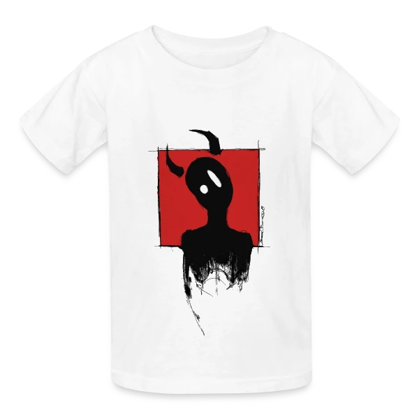 Petit Diable Coquin sur T-shirts Russell Enfant
