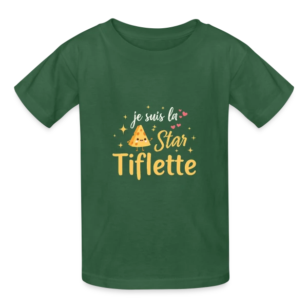 Onze - L'Élégance du Chiffre sur T-shirts Russell Enfant