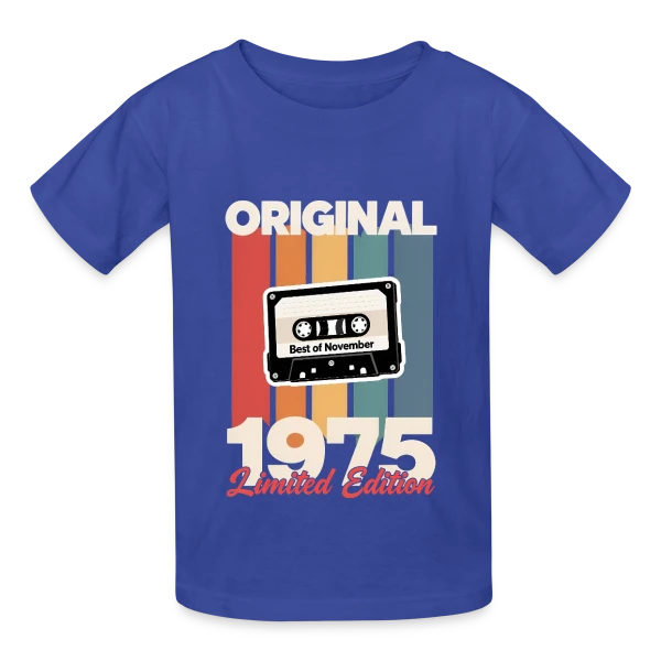 Design Minimaliste Épuré sur T-shirts Russell Enfant
