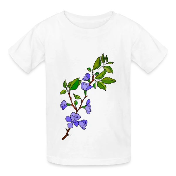 Signature Numérique sur T-shirts Russell Enfant