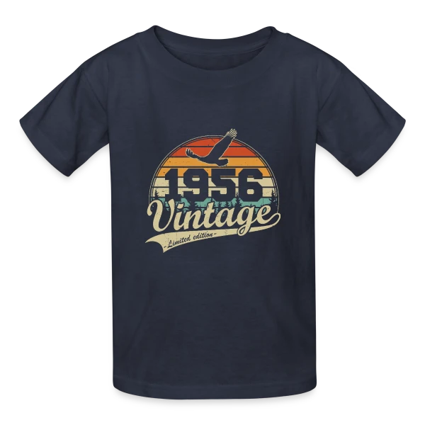 Aigle Vintage 1956 sur T-shirts Russell Enfant