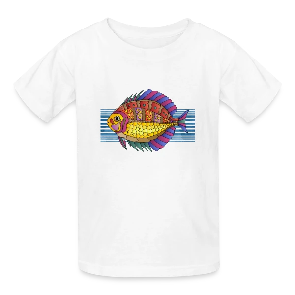 Design Numérique 5099 : Votre Style Unique sur T-shirts Russell Enfant