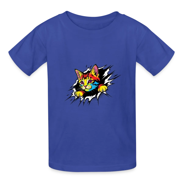 Pop Art Comic - Effet Larme Original sur T-shirts Russell Enfant