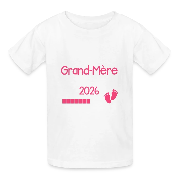 Arrière-Grand-Mère en Or sur T-shirts Russell Enfant