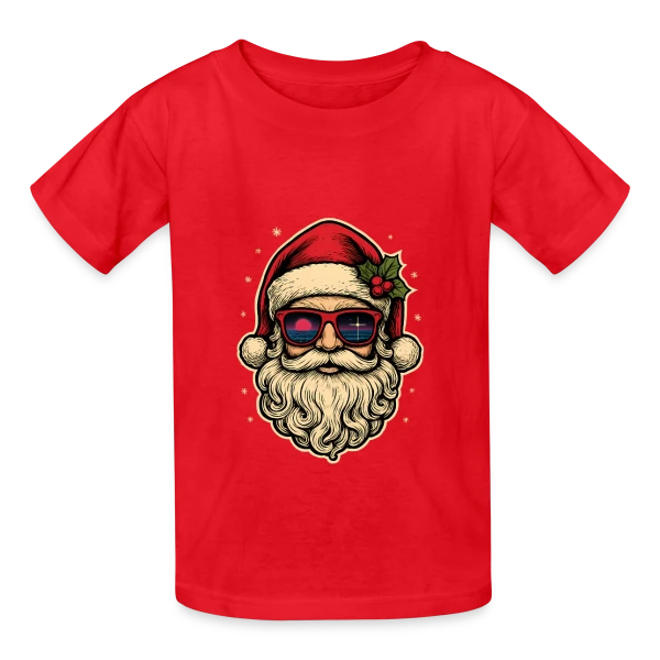 Motif Graphique Abstrait Noir & Blanc sur T-shirts Russell Enfant