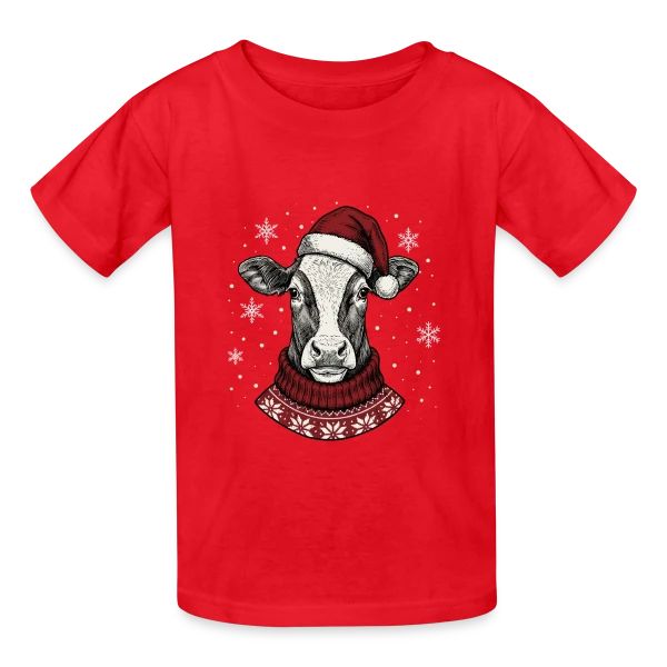 Design Abstrait 'Expression Fluide' sur T-shirts Russell Enfant
