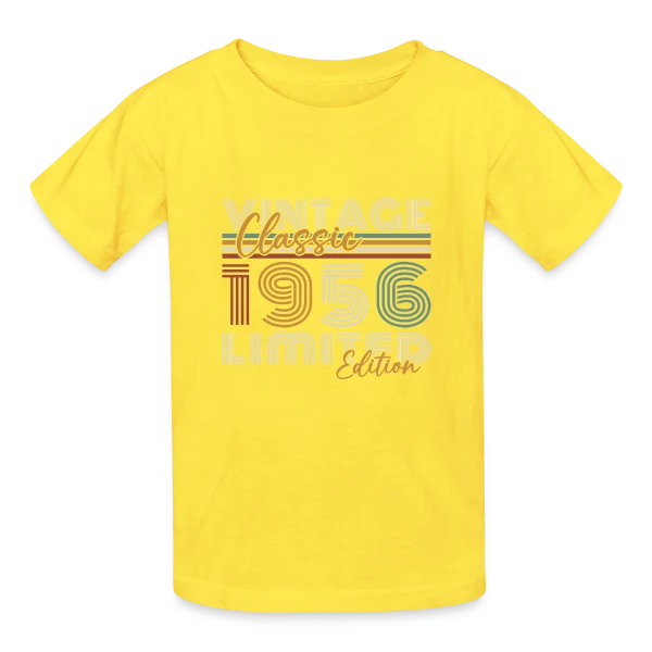 Classique Vintage 1956 Édition Limitée sur T-shirts Russell Enfant