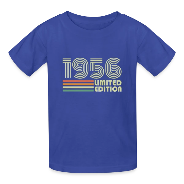 Année 1956 Édition Limitée sur T-shirts Russell Enfant