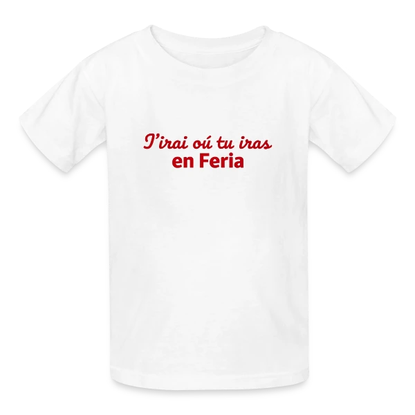 Esprit Feria Festive sur T-shirts Russell Enfant