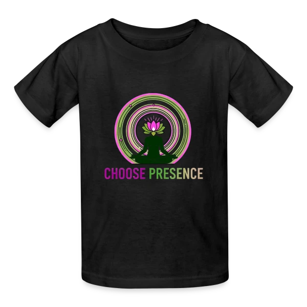 Choisissez la Présence sur T-shirts Russell Enfant
