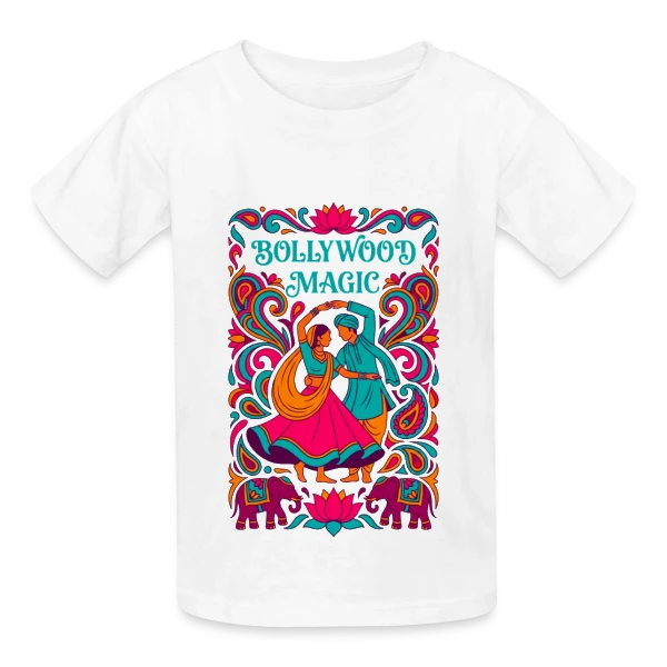 Magie Bollywood sur T-shirts Russell Enfant