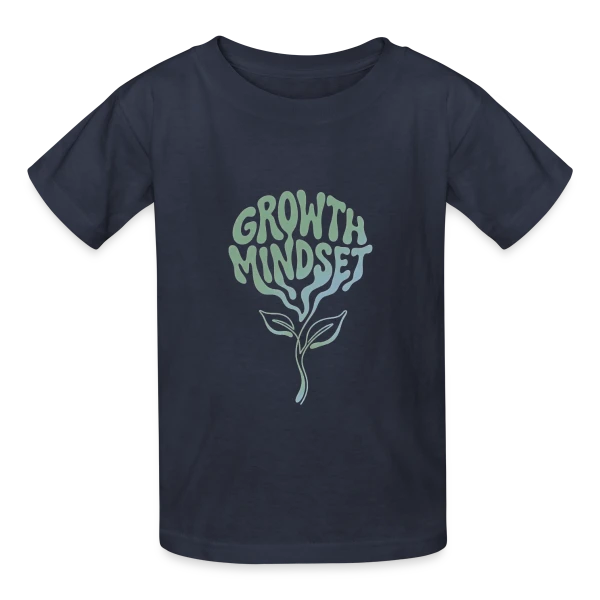 Mentalité de Croissance sur T-shirts Russell Enfant