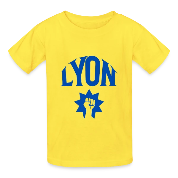 Lyon Force Citoyenne sur T-shirts Russell Enfant