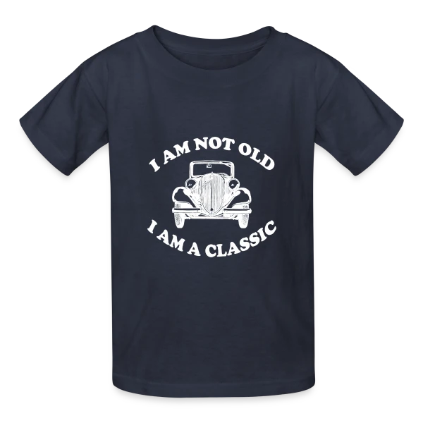 Je Suis Un Classique sur T-shirts Russell Enfant
