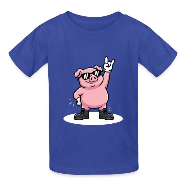 Pulse Énergétique sur T-shirts Russell Enfant