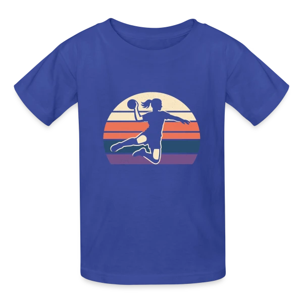Design Minimaliste Géométrique sur T-shirts Russell Enfant