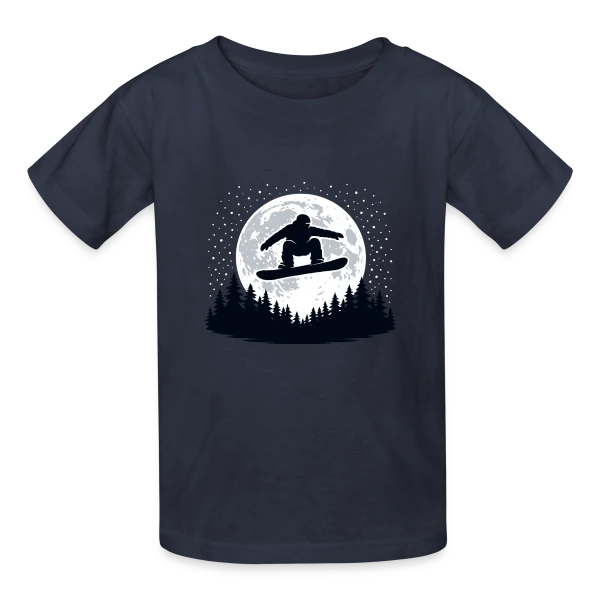 Rythmes Graphiques Uniques sur T-shirts Russell Enfant