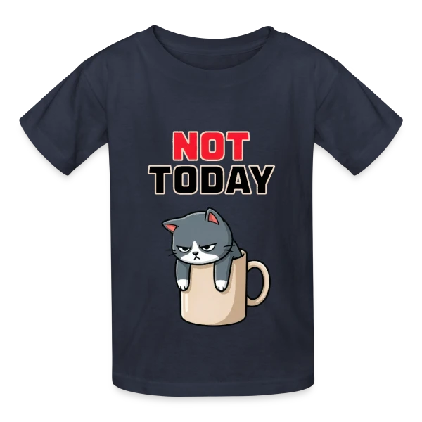 Aujourd'hui, Non. sur T-shirts Russell Enfant
