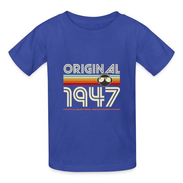 Original 1947 Édition Limitée sur T-shirts Russell Enfant