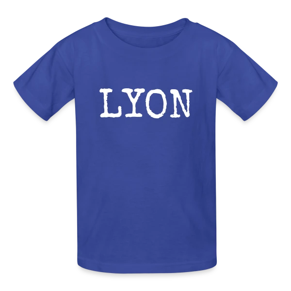 Chiffre Huit Élégant sur T-shirts Russell Enfant