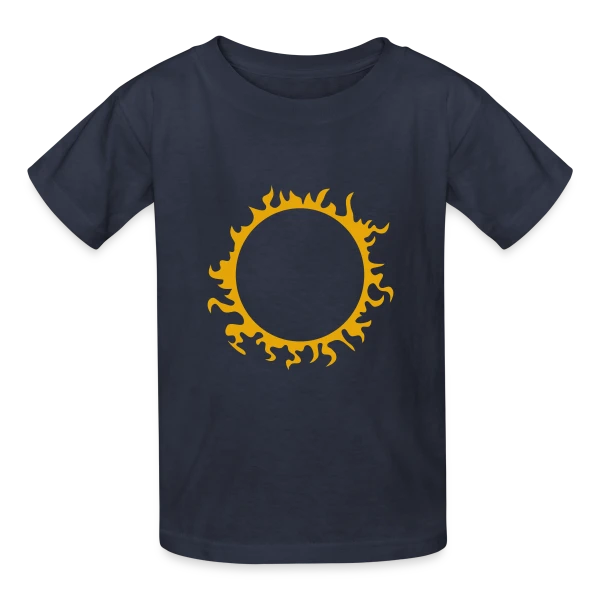 Le Motif de Dos de Kyo sur T-shirts Russell Enfant