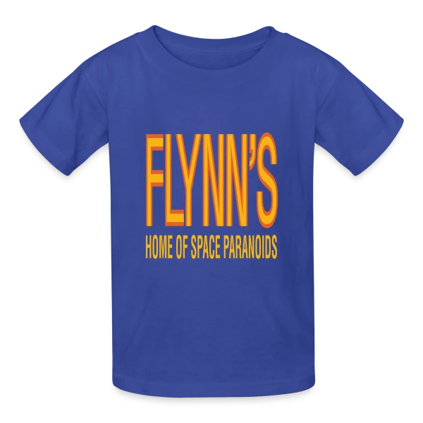 Flynn's Space Paranoids : Hommage Rétro-Gaming sur T-shirts Russell Enfant
