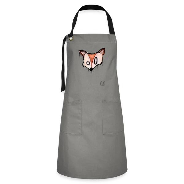 Renard Stylisé K-nimals sur Tablier contrasté
