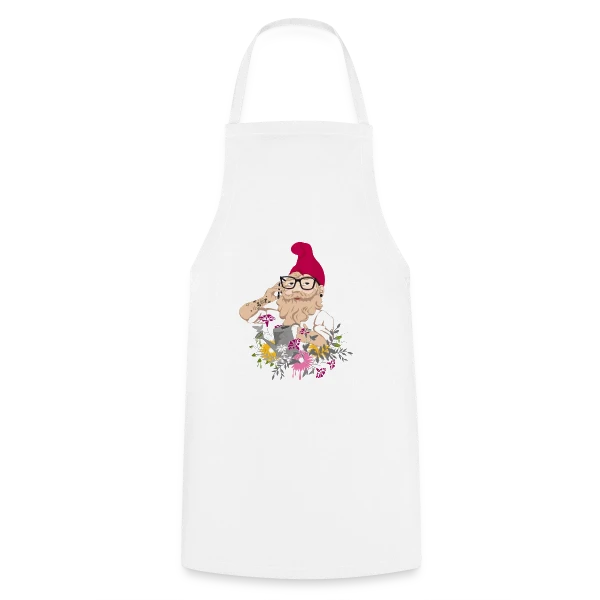 Jardinier Hipster sur Tablier de cuisine