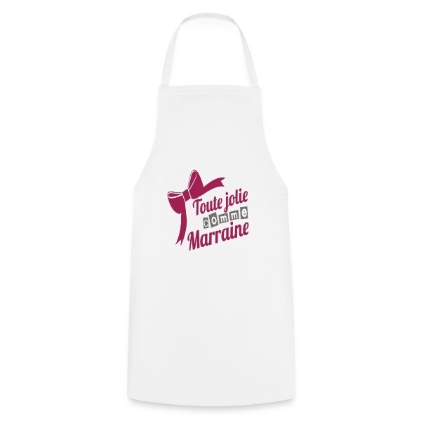 Ma Marraine Adorée, Toujours Jolie sur Tablier de cuisine