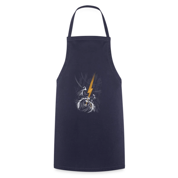 Symphonie Orageuse sur Tablier de cuisine