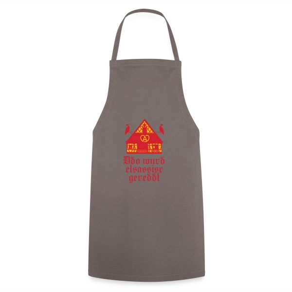 Ici On Parle Alsacien sur Tablier de cuisine