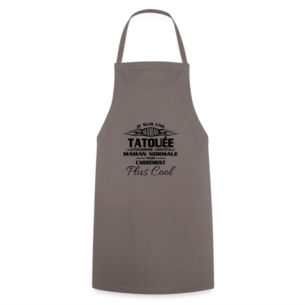 Maman Tatouée Tendance sur Tablier de cuisine