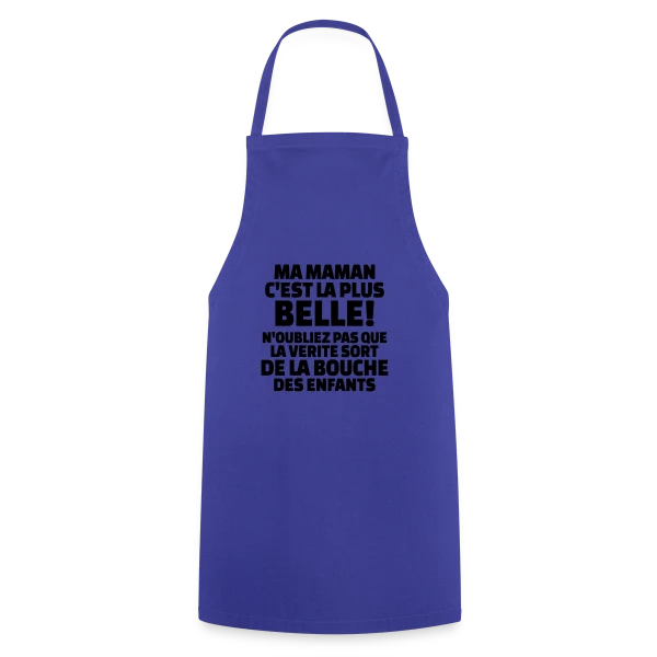 "Ma Maman, La Plus Belle du Monde" : Amour Infini sur Tablier de cuisine