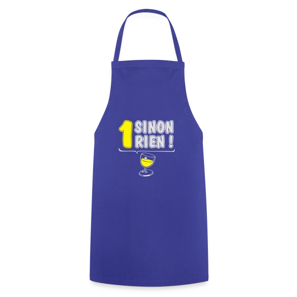 Un Jaune ou Rien sur Tablier de cuisine