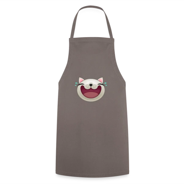 Chat Joyeux : Le Rieur Félin sur Tablier de cuisine