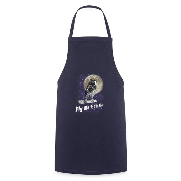 Snowboarder lunaire sur Tablier de cuisine