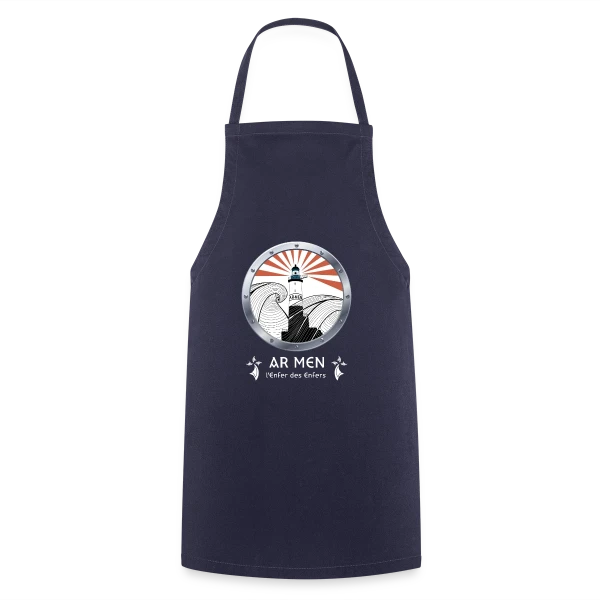 Phare d'Ar Men Breton sur Tablier de cuisine
