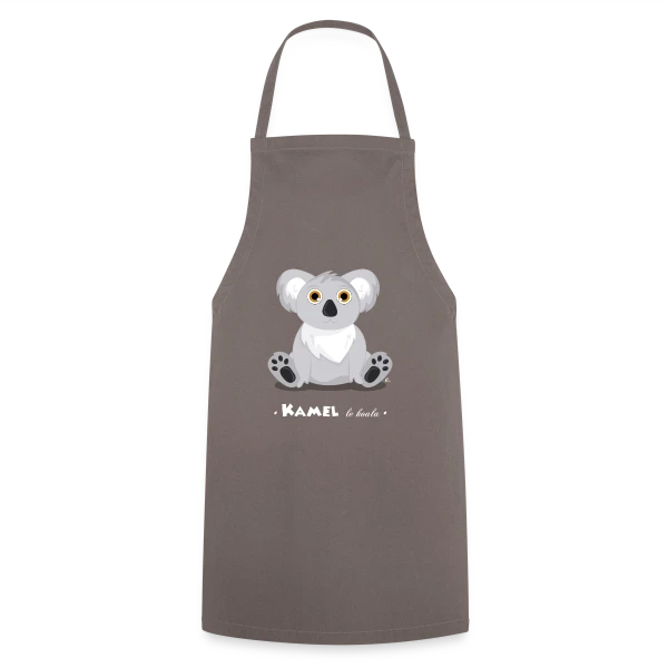 Kamel le Koala : Tendresse Exotique sur Tablier de cuisine