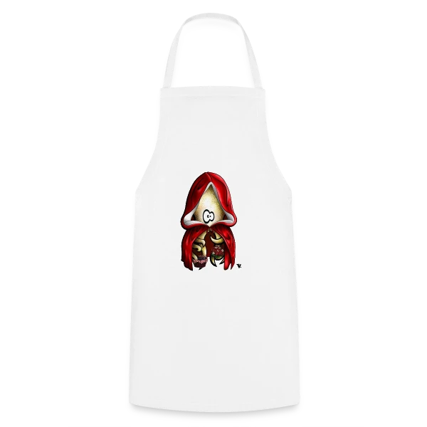 Le Petit Chaperon Poulpe sur Tablier de cuisine
