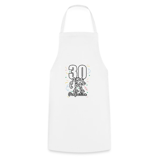Trentenaire Stylé sur Tablier de cuisine