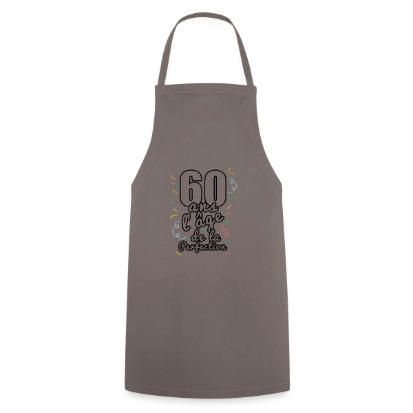 Soixantaine Joyeuse sur Tablier de cuisine