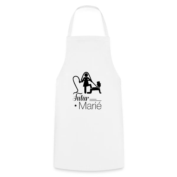 "Futur Marié" : Prêt pour le Grand Jour sur Tablier de cuisine
