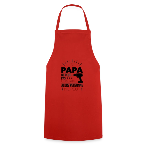 Si je peux pas... je peux pas ! sur Tablier de cuisine