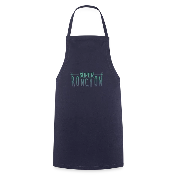 Le Super Ronchon Vert sur Tablier de cuisine