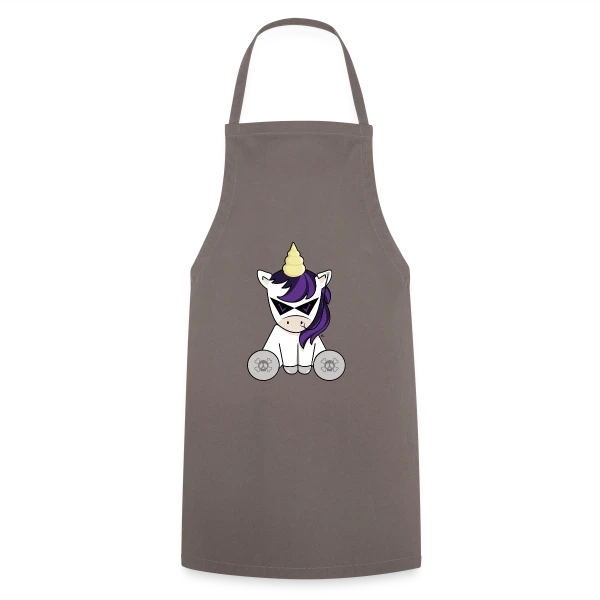 Licorne Grunge : Rebelle et Mystérieuse sur Tablier de cuisine